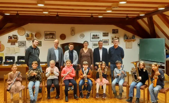 MVE Bläserklasse Gruppenbild