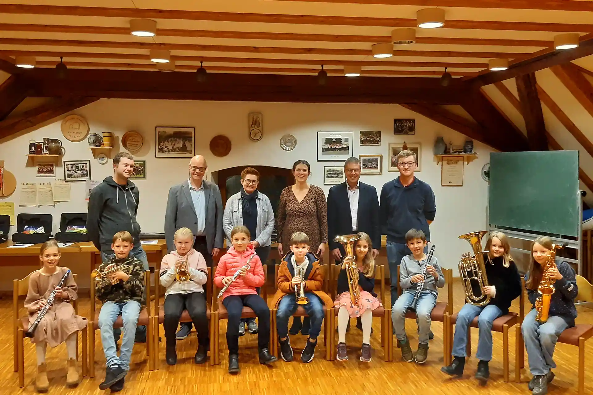 MVE Bläserklasse Gruppenbild